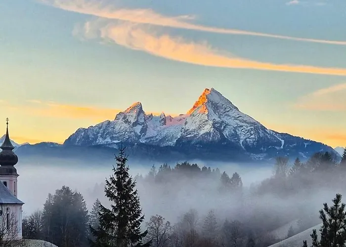 Appartamento Neues Ruhiges Apartment, Bergblick, Stellplatz Bischofswiesen